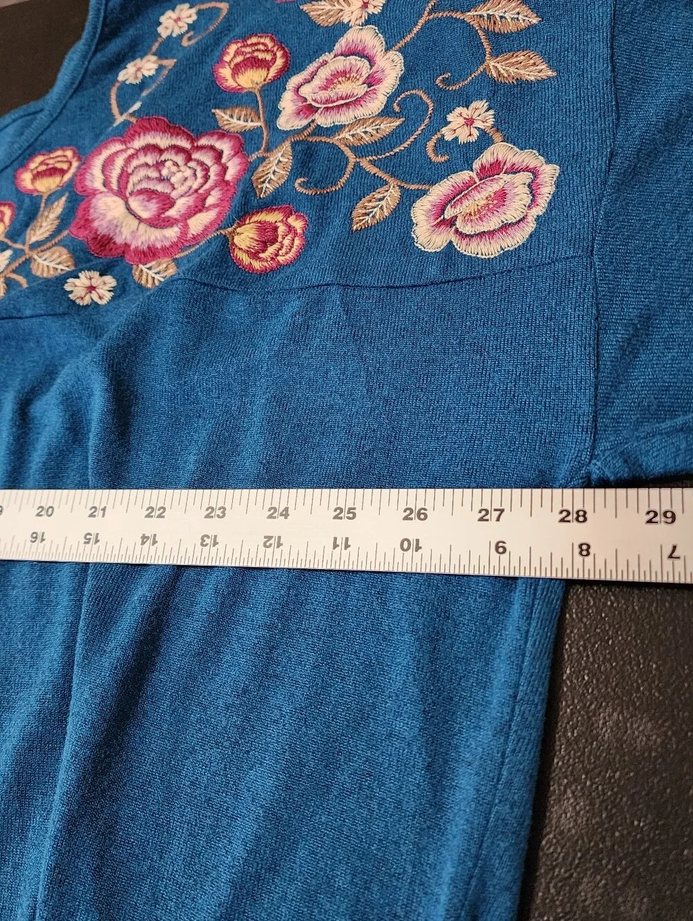 Boho Embroidered Tunic Top | Savanna Jane | 2X - Picture 8 of 9